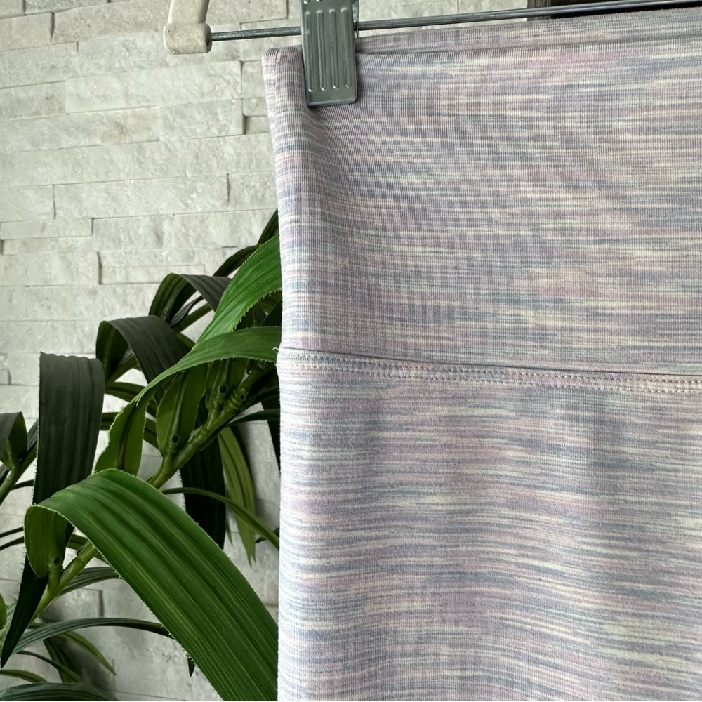 OUTDOOR VOICES Pastel Heathered Purple Pink High Rise Leggings Size Small - Picture 3 of 7